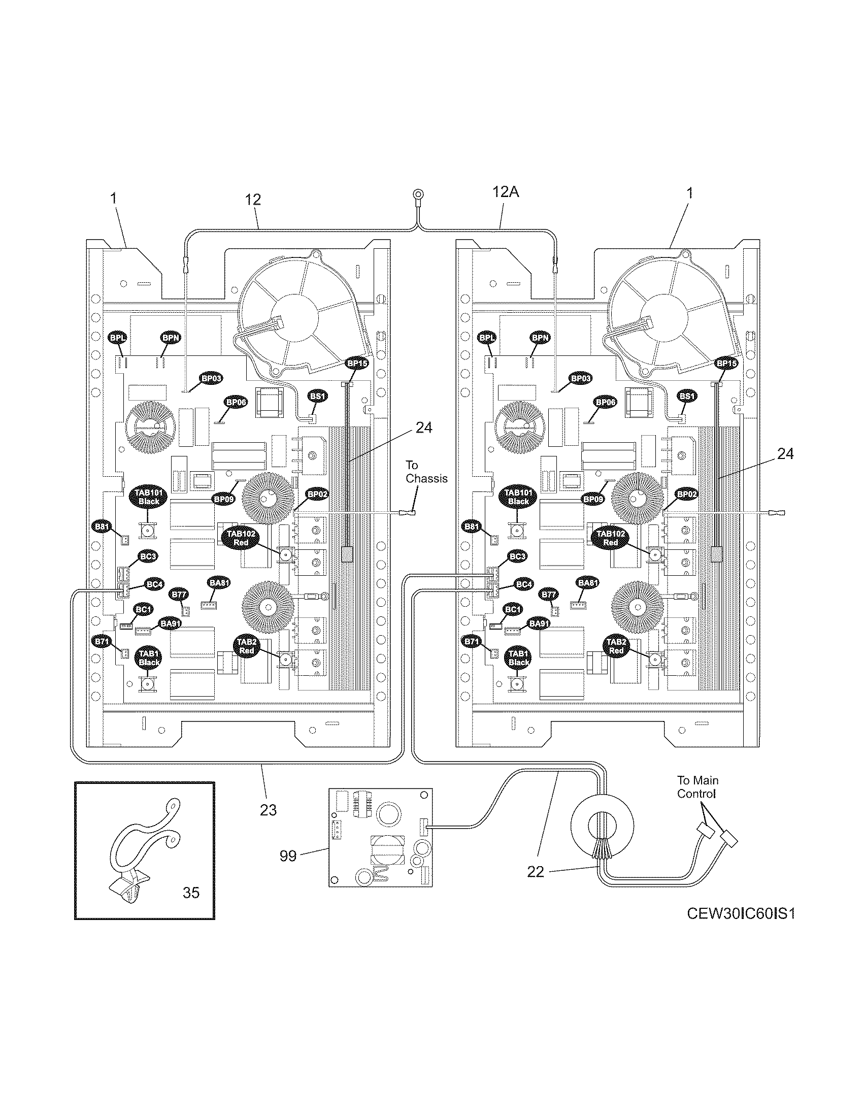 Induction unit