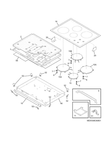 Maintop/surface units