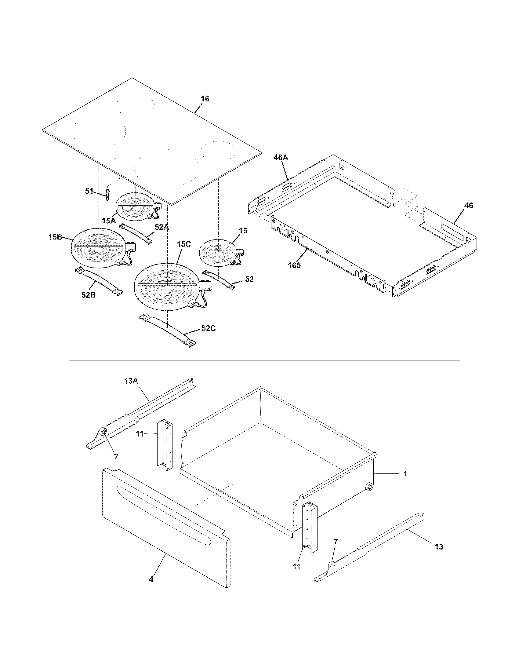 Top/drawer