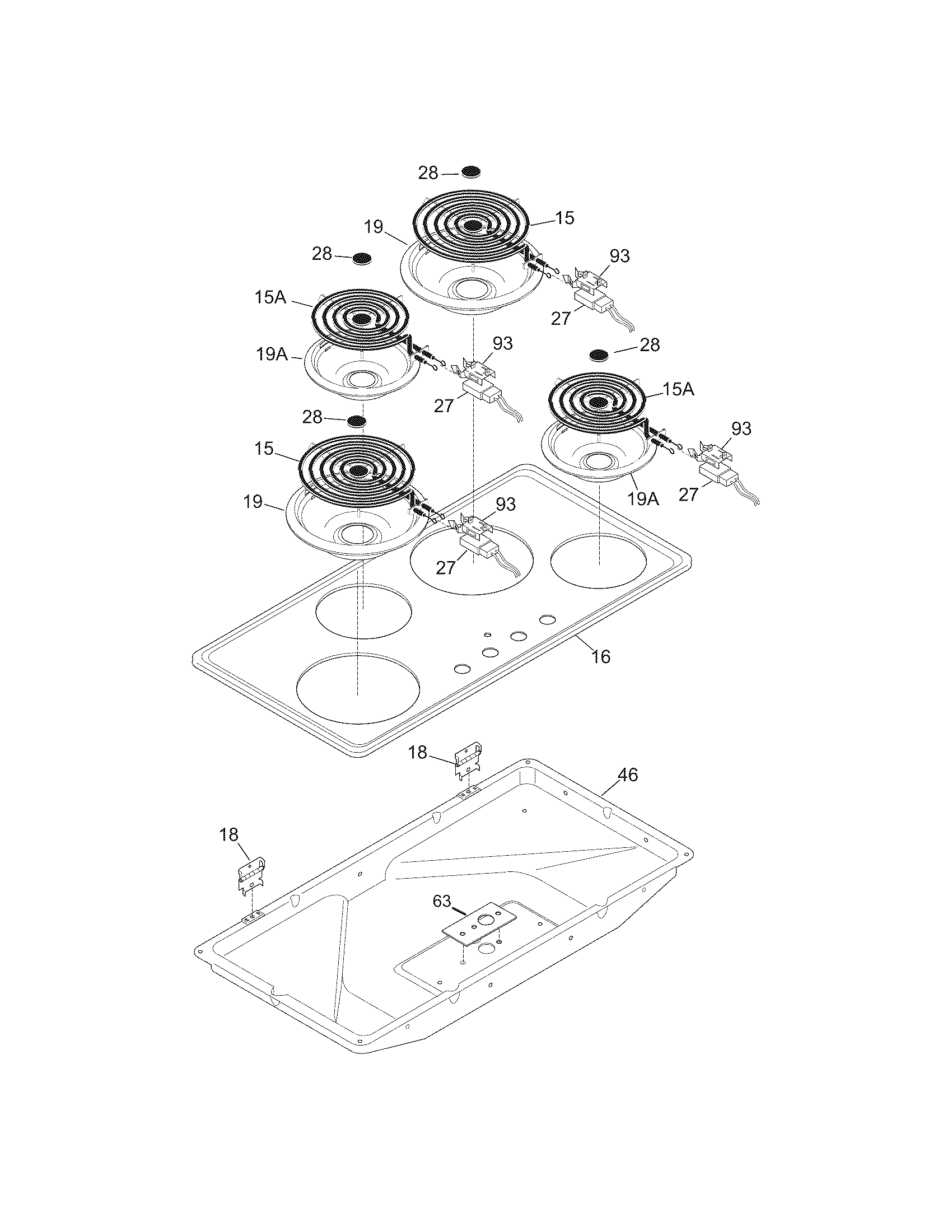 Maintop/surface units