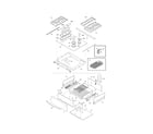 Kenmore Elite 79041039802 top diagram