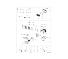 Kenmore 25370051010 recommended spare parts diagram