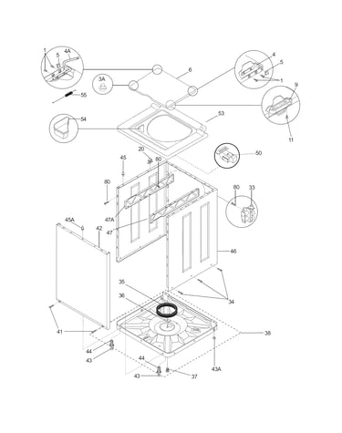 Lower cabinet/top