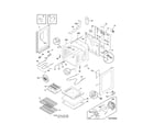 Frigidaire FEF375GCE body diagram