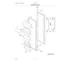 Frigidaire FFSC2323LP1 refrigerator door diagram