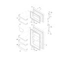 Frigidaire FRT21S6JS5 door diagram