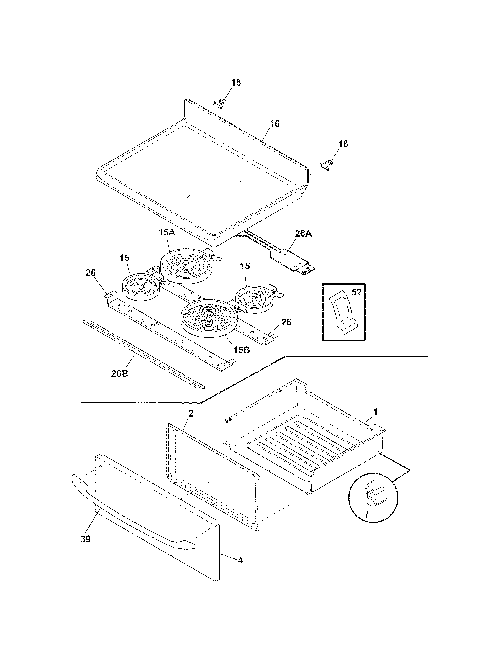 Top/drawer