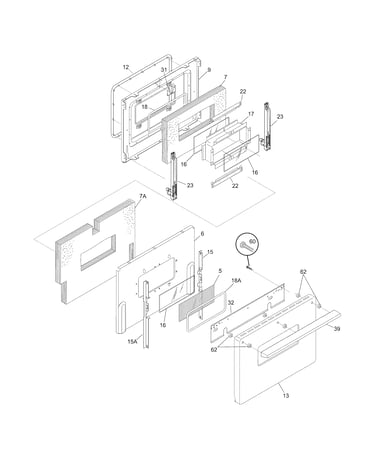 Oven door