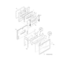 Frigidaire CFEF2425LWA door diagram