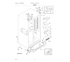 Frigidaire FGHC2335LE0 cabinet diagram