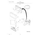 Electrolux E23BC78IPS4 controls & ice dispenser diagram
