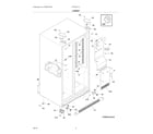 Frigidaire FFHS2311LB1 cabinet diagram