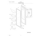 Frigidaire FFHS2313LE1 refrigerator door diagram