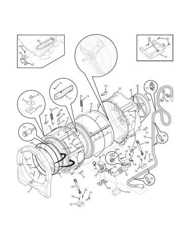 Motor/tub