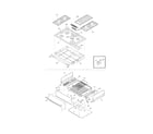 Frigidaire CPGS3085KF4 top/drawer diagram