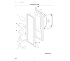 Frigidaire FFHS2626LE0 refrigerator door diagram