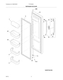 Refrigerator door