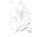 Frigidaire FFHS2626LP0 cabinet diagram