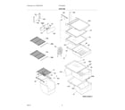 Frigidaire FFHS2626LS0 shelves diagram