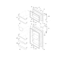 Frigidaire CFHT1826LP0 door diagram