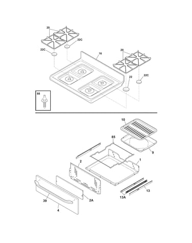Top/drawer