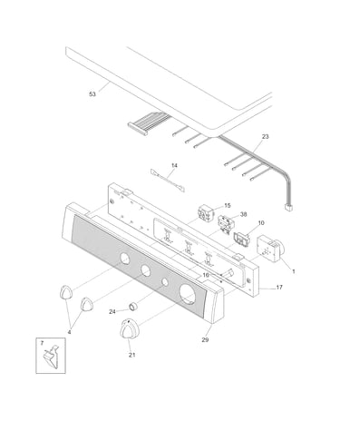 Controls/top panel