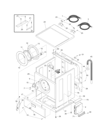 Cabinet/top