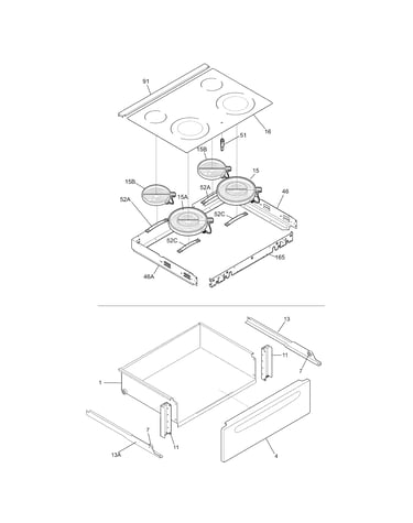 Top/drawer