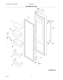 Refrigerator door