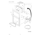 Frigidaire LPUS2686LF0 ice & water dispenser diagram