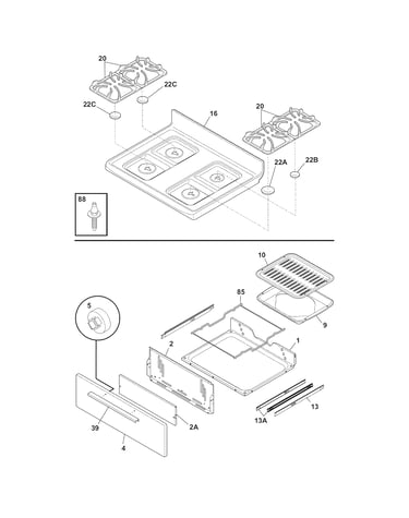 Top/drawer