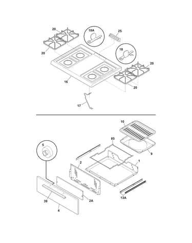 Top/drawer
