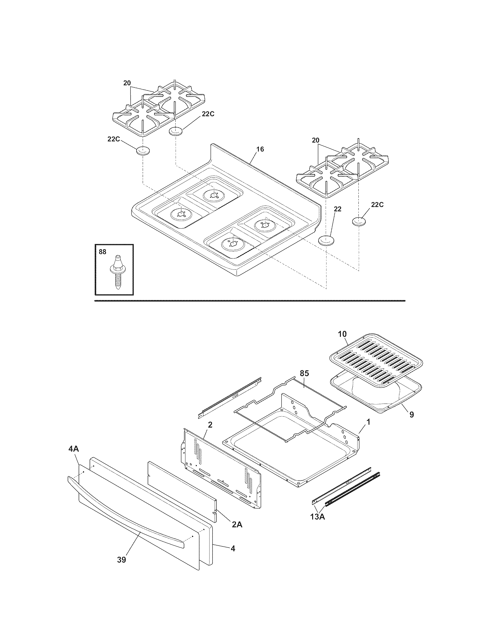 Top/drawer