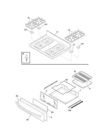 Top/drawer
