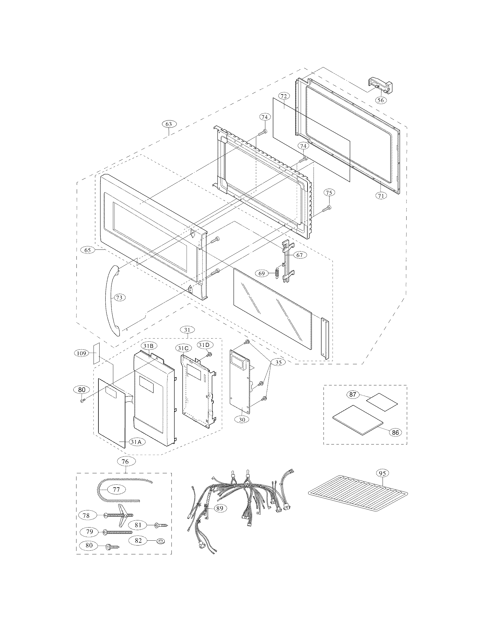 CONTROL PANEL, DOOR, MISCELLANEOUS