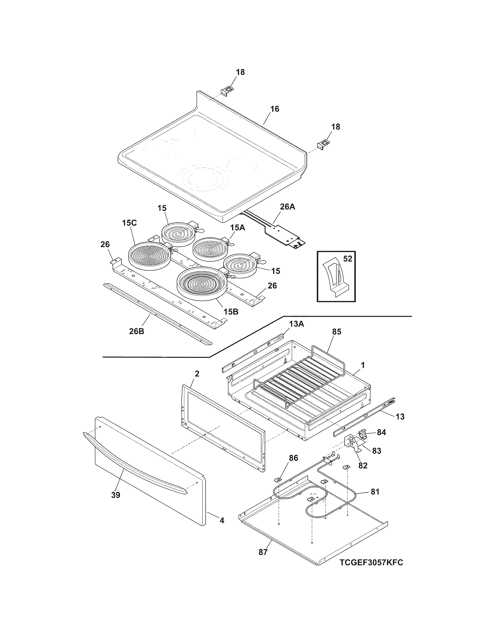Top/drawer