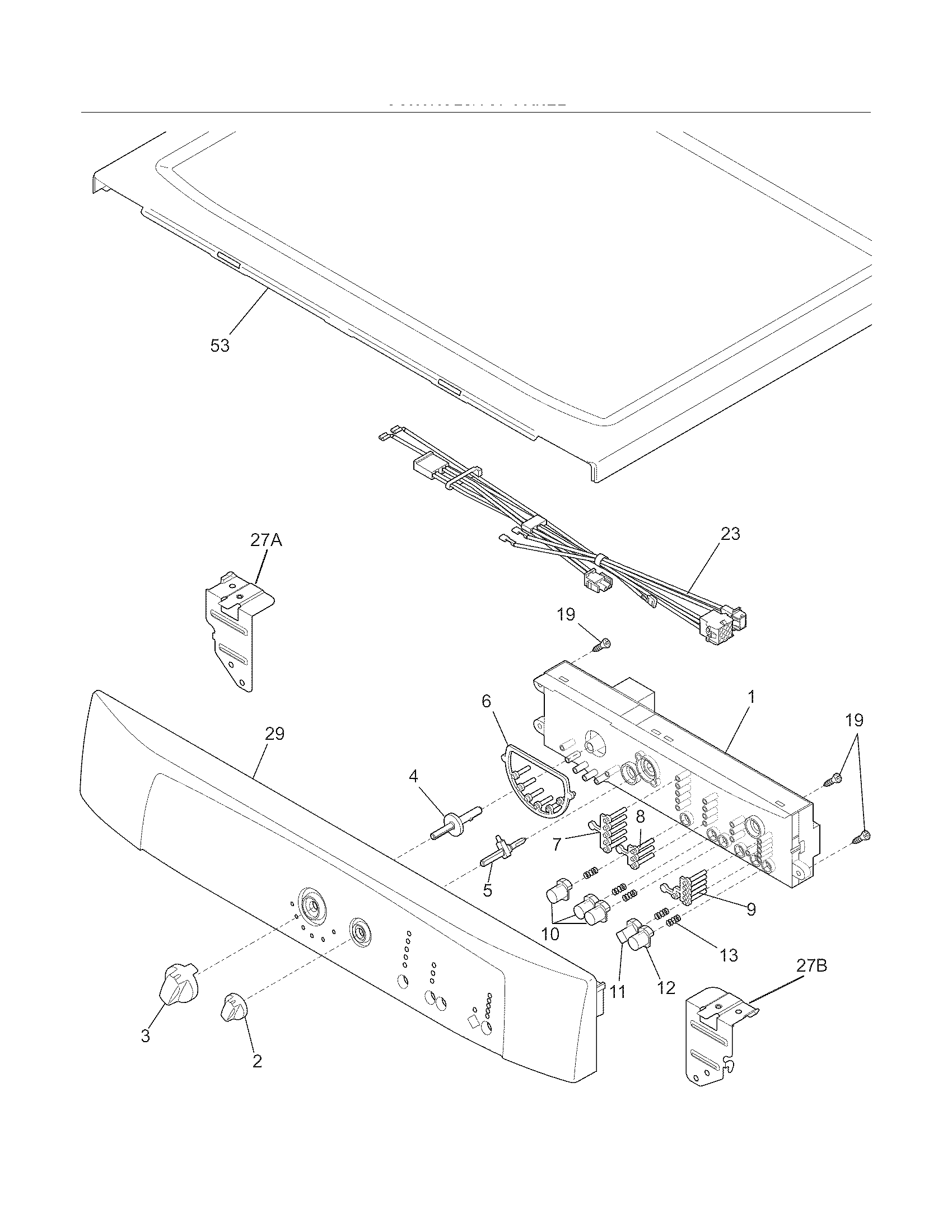 Controls/top panel