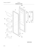 Refrigerator door
