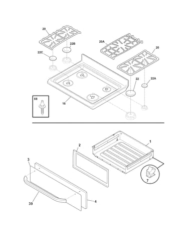 Top/drawer