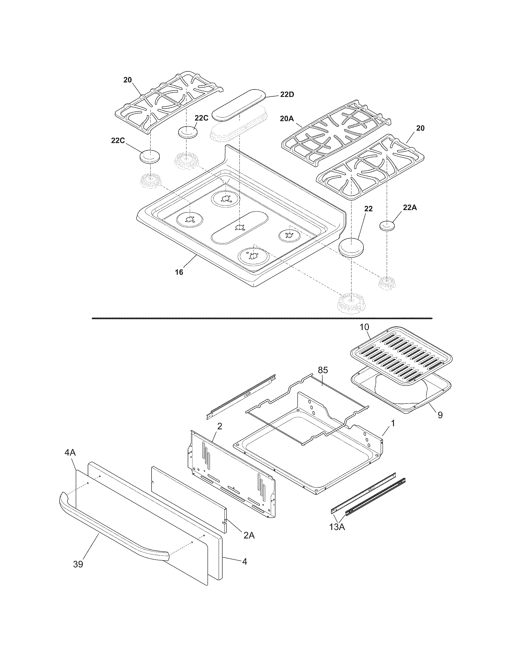 Top/drawer
