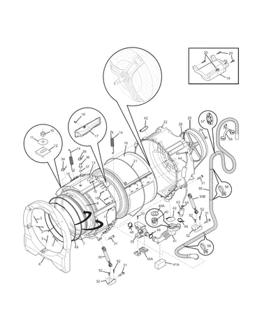 Motor/tub