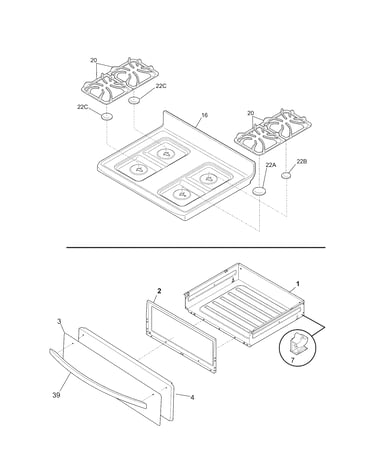 Top/drawer