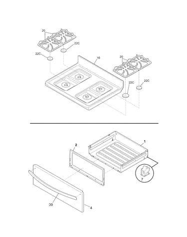 Top/drawer