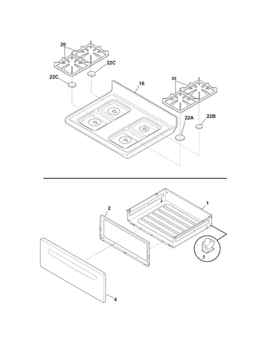 Top/drawer