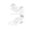 Kenmore 79070113708 top/drawer diagram