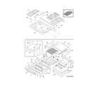 Frigidaire LGGF305MKFJ top/drawer diagram