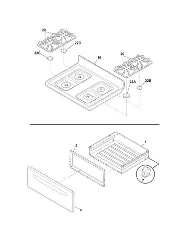 Top/drawer