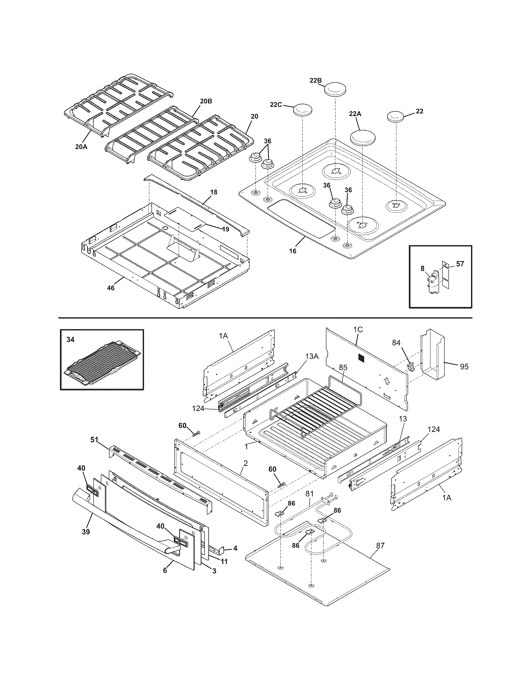 Top/drawer