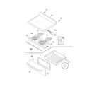 Frigidaire BKEF3048LSB top/drawer diagram