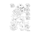 Frigidaire FGGF304DLF1 burner diagram